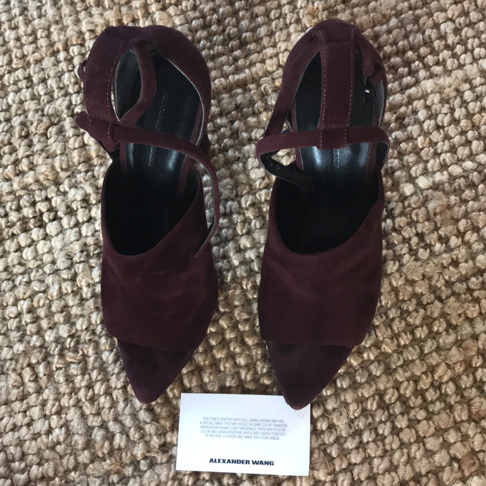 Alexander wang Nikole mule - burgundy